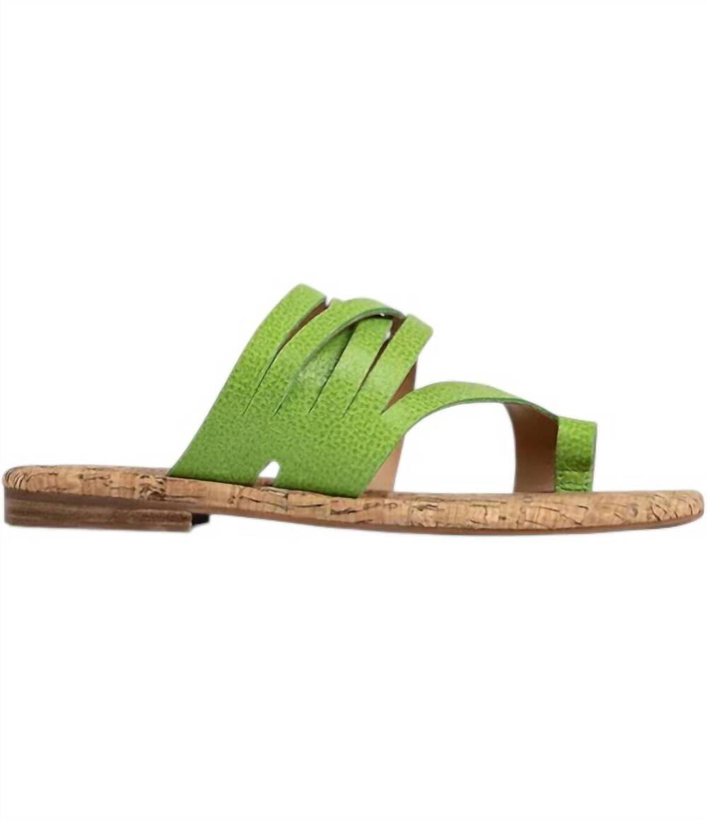 NEW DONALD PLINER women's haziets sandals in kiwi